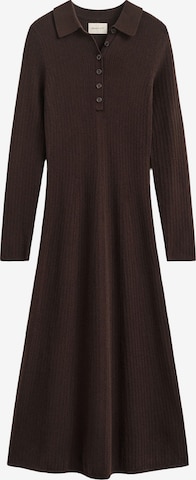 Rochie tricotat de la GANT pe maro: față