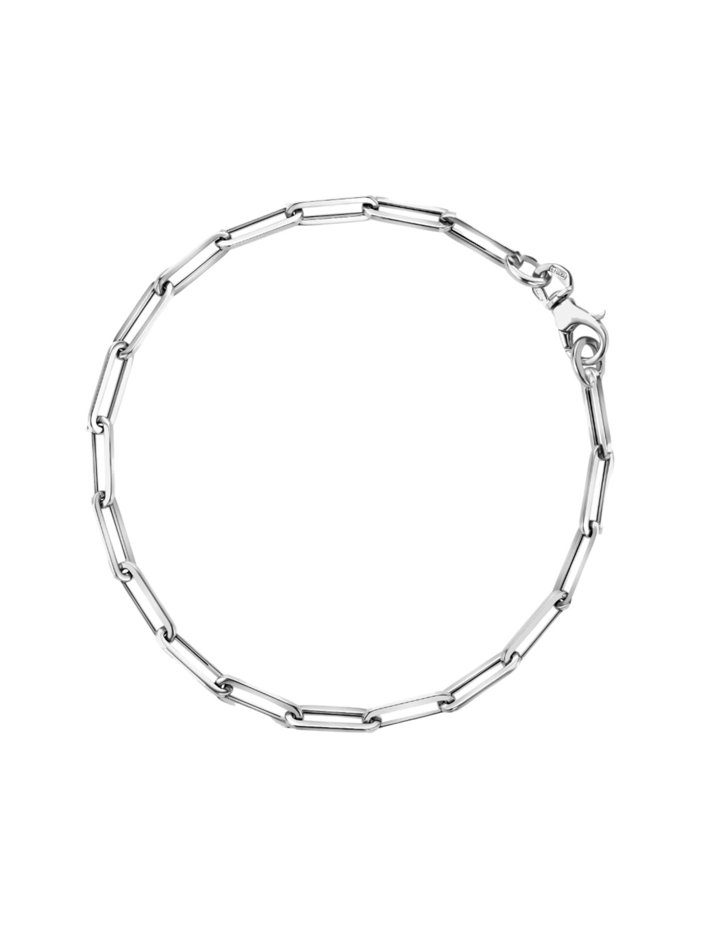 DIAMANT LETERNEL - Pulsera en plata: frente