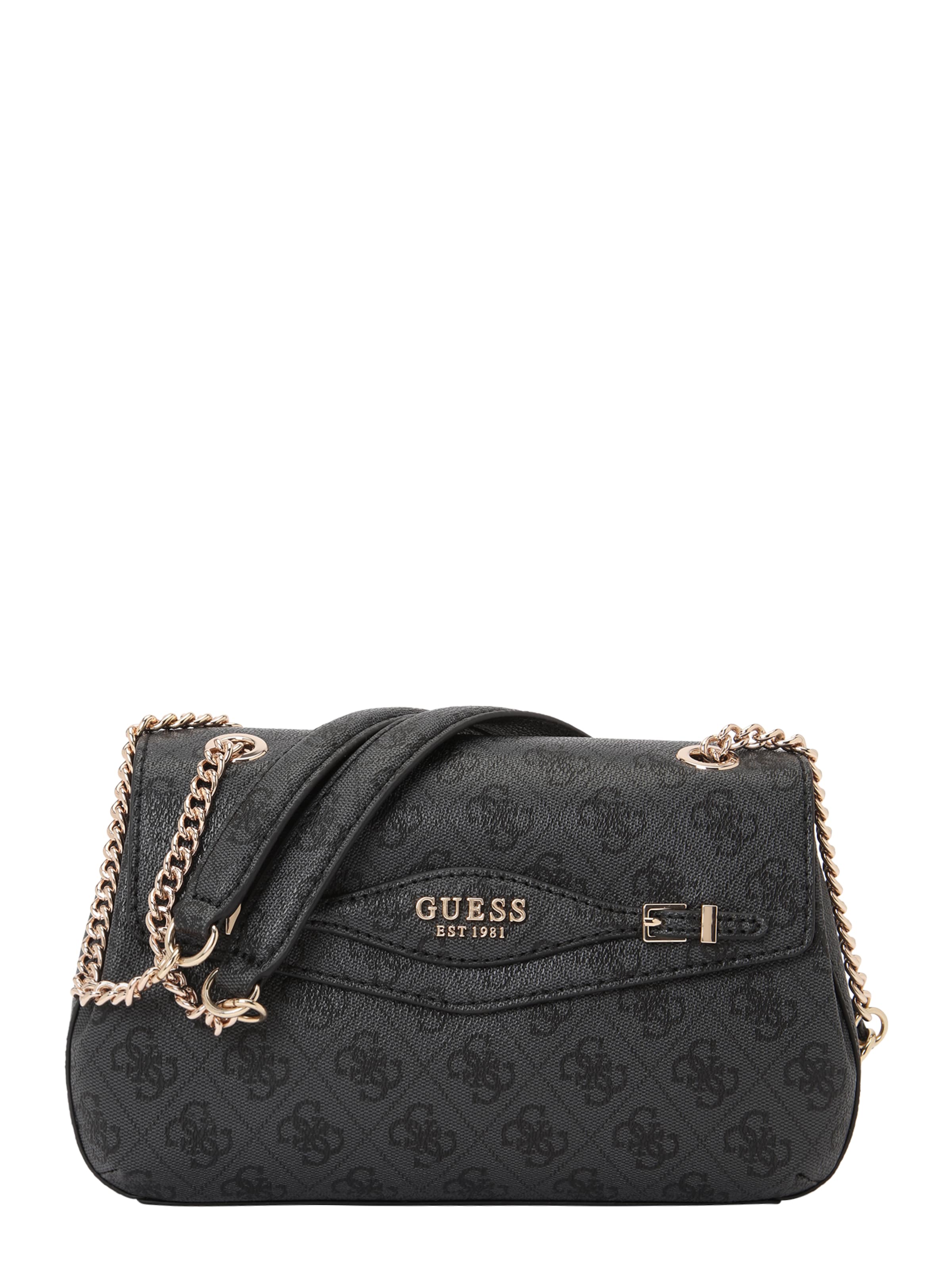 GUESS Shoulder bag 'KATYA CONVERTIBLE XBODY FLAP' in Black: front