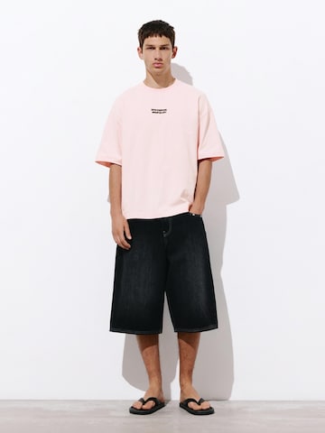 Pull&Bear Póló 'STWD' - rózsaszín