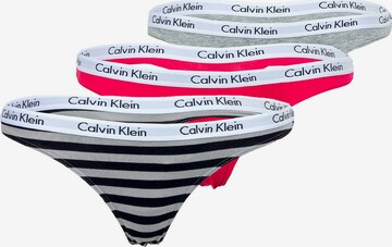 Calvin Klein Underwear Tanga – šedá: přední strana