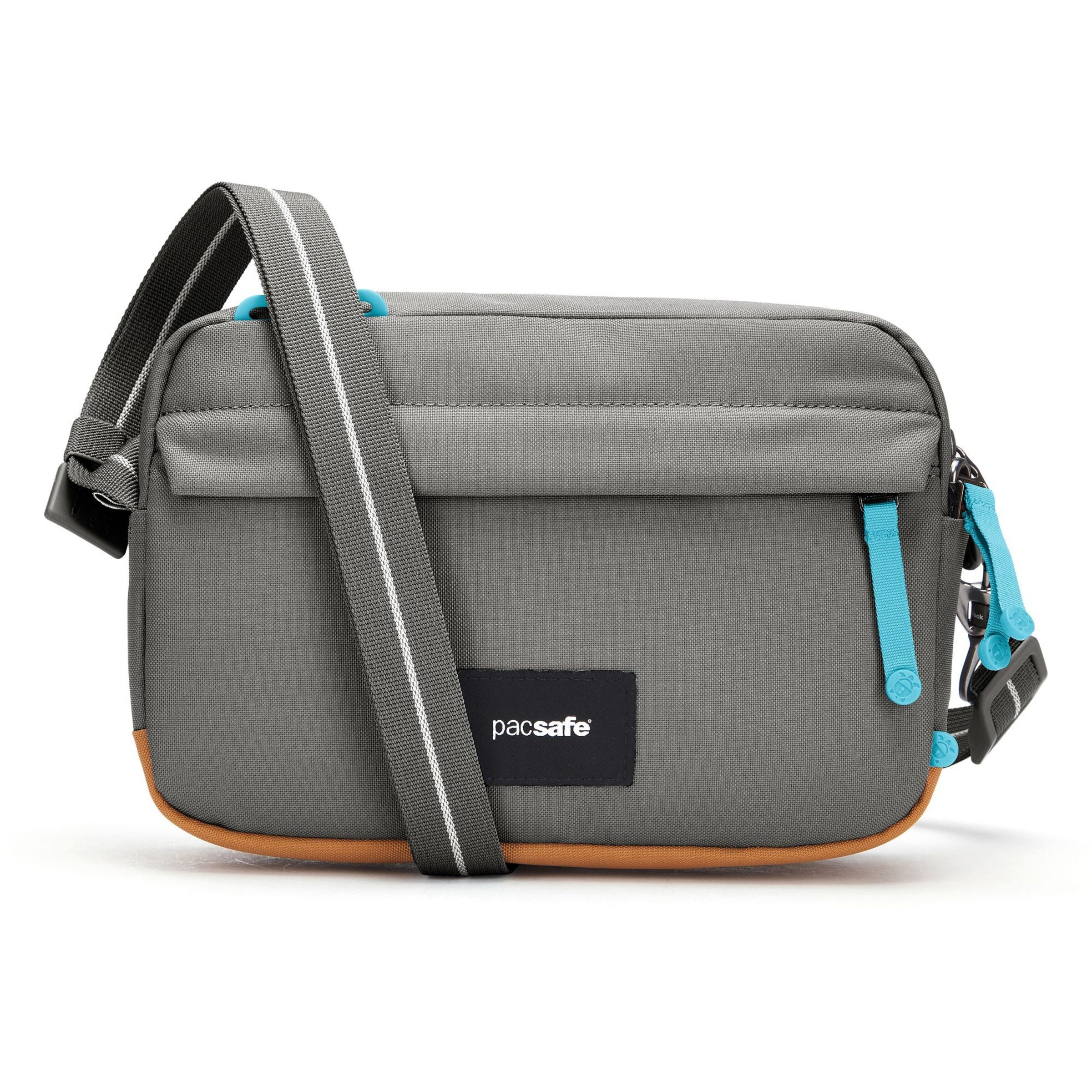 Pacsafe Crossbody Bag in Grey: front