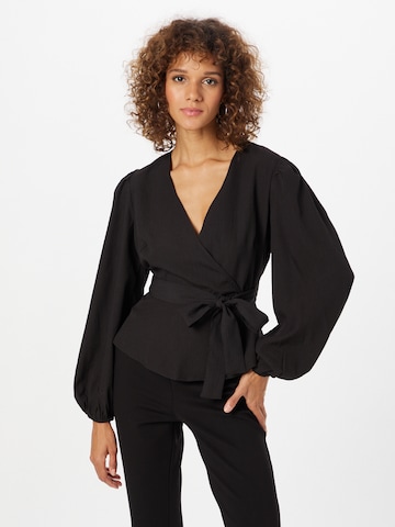 PIECES Blouse 'Naima' in Zwart: voorkant