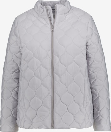 Ulla Popken Between-Season Jacket in Grey: front