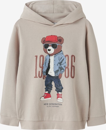 NAME IT - Sudadera 'NKMDobs' en gris: frente