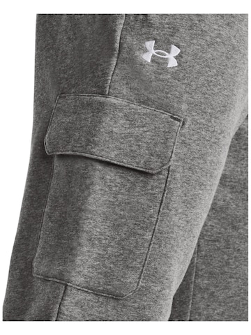 UNDER ARMOUR Regular Sports trousers 'Under Armour Rival Fleece Cargo' in Grey