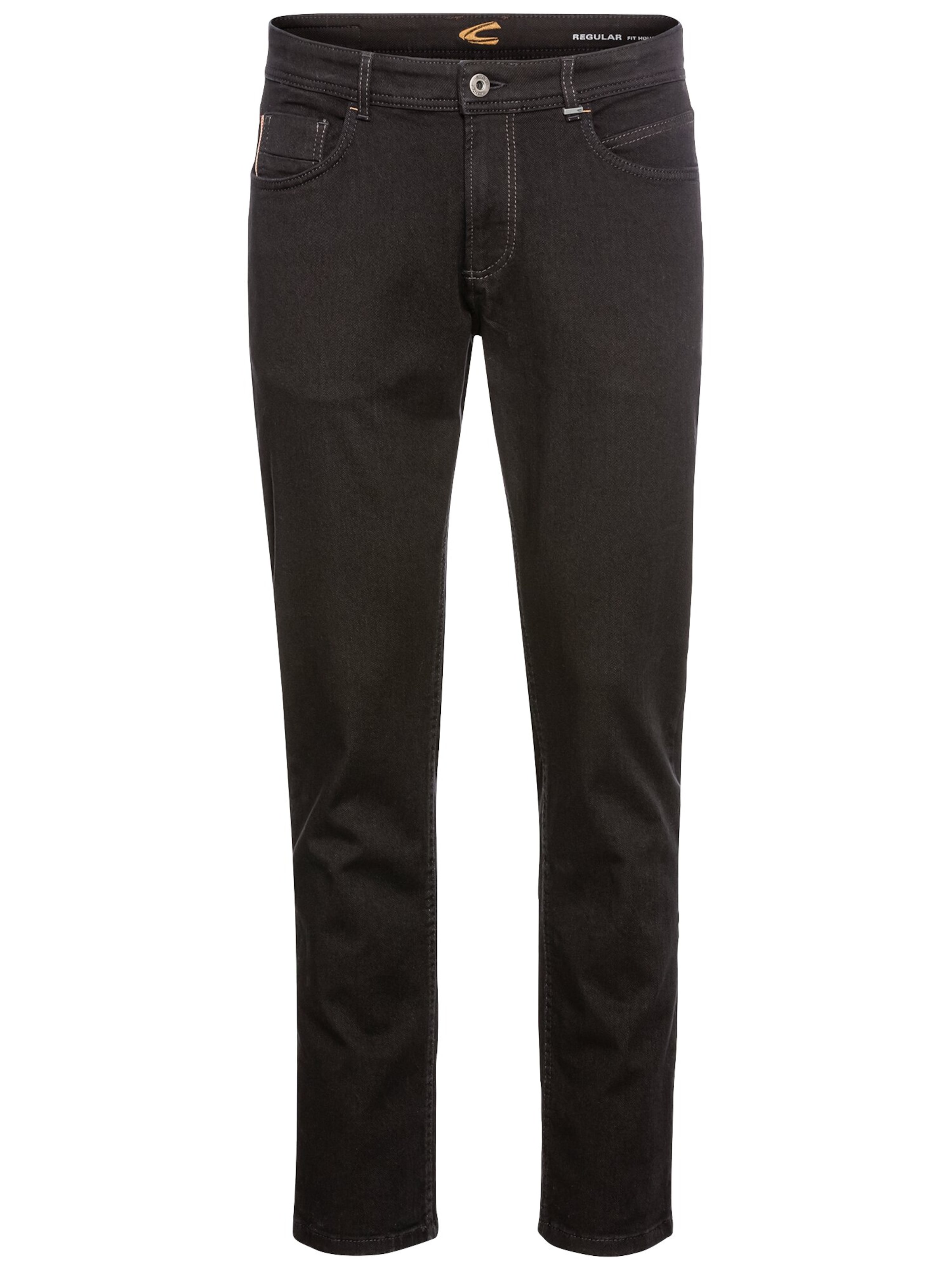 Regular Jeans 'Houston' de la CAMEL ACTIVE pe negru: față