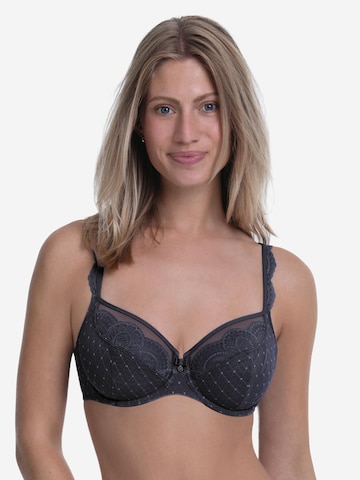 ROSA FAIA Bra 'Selma' in Blue: front