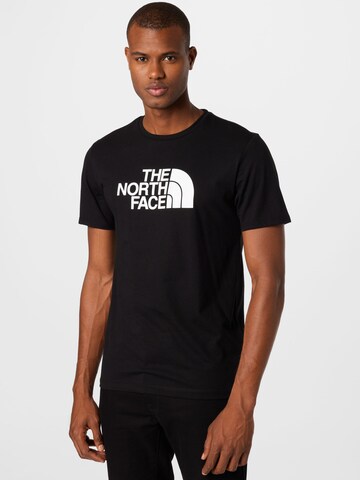melns THE NORTH FACE Sporta krekls 'FOUNDATION': no priekšpuses