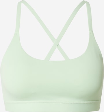 Bustino Reggiseno sportivo 'All Me' di ADIDAS PERFORMANCE in verde: frontale