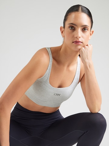 Bustier Soutien-gorge de sport ICANIWILL en gris : devant