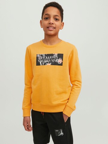 Sweat Jack & Jones Junior en orange : devant