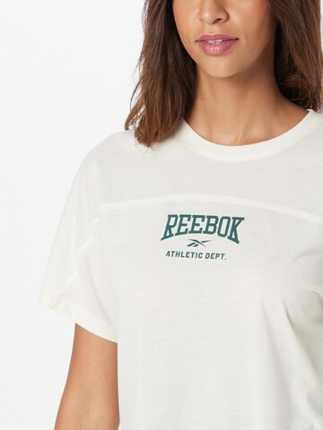 T-shirt fonctionnel Reebok en blanc
