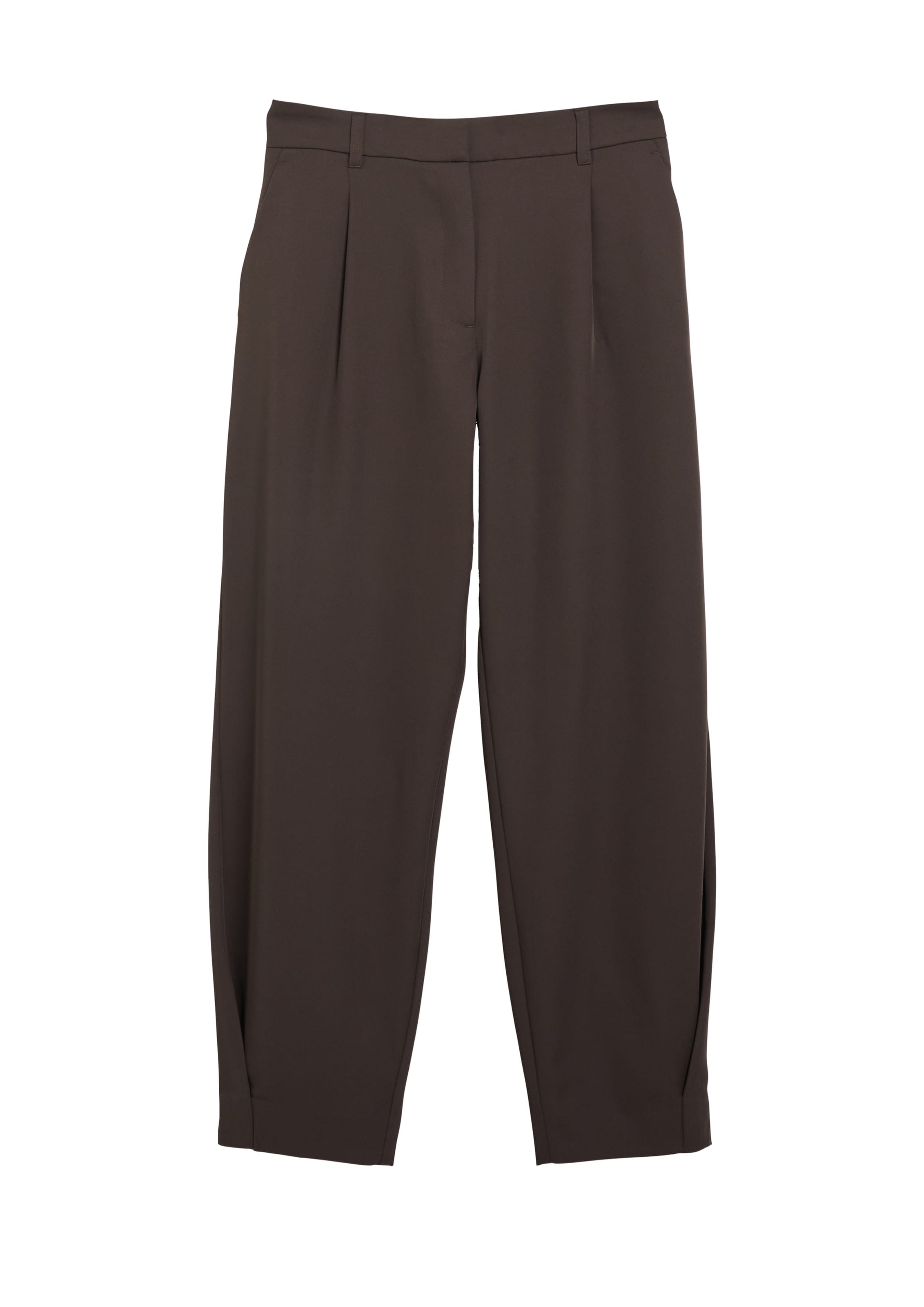 s.Oliver Pleat-front trousers in 32 in Dark brown, Item view