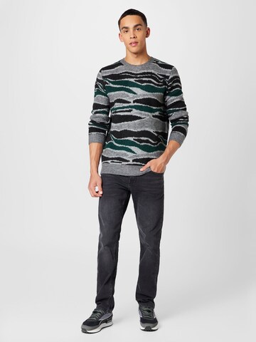 TOM TAILOR DENIM Sweater in Green