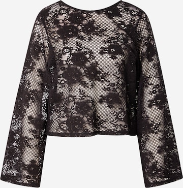 MSCH COPENHAGEN Pusero 'Antonie' värissä musta: etupuoli