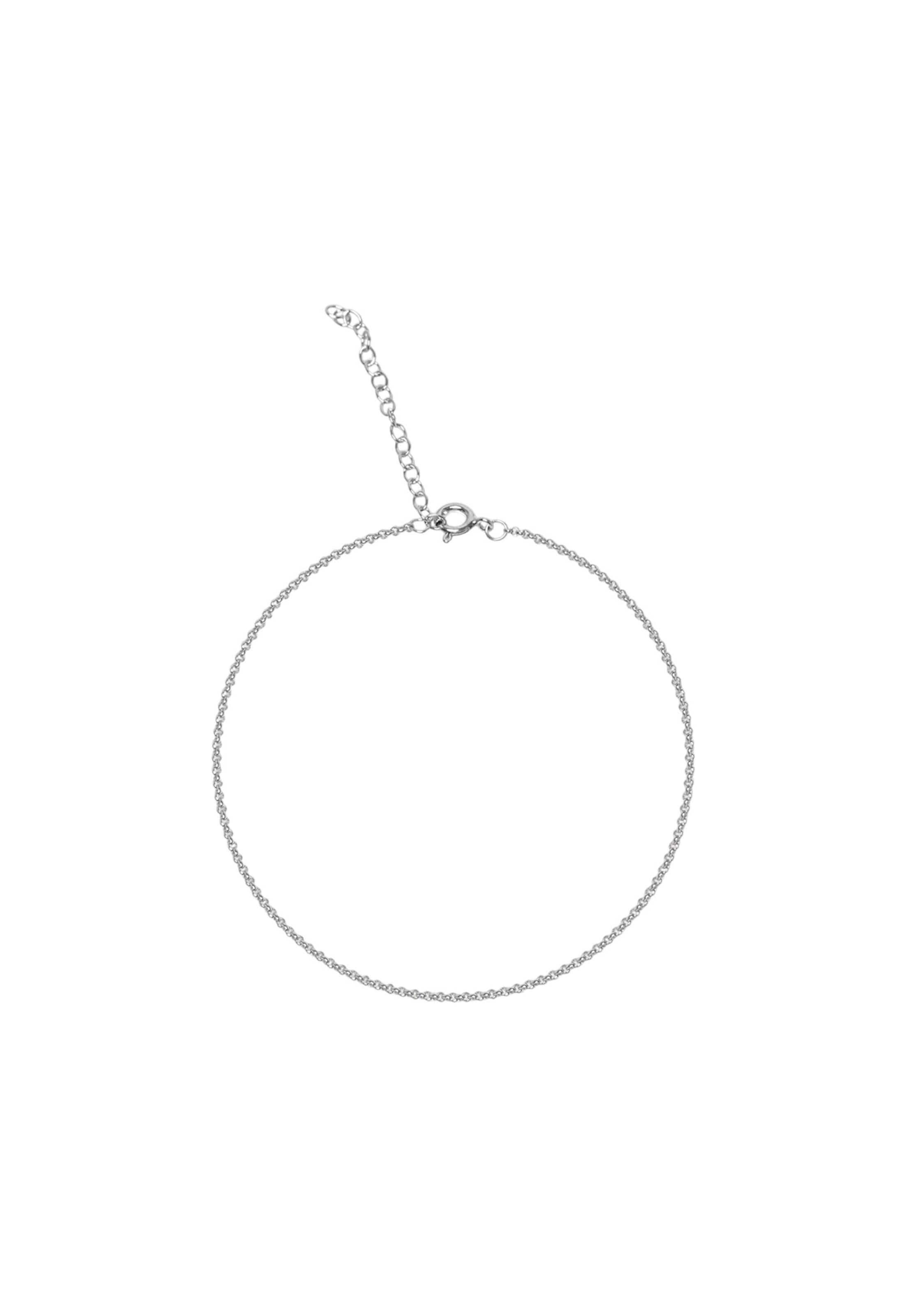 Stilnest Fußschmuck in Silber: Vorderseite