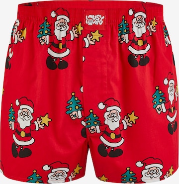 Lousy Livin Boxer shorts 'Santa' in Red