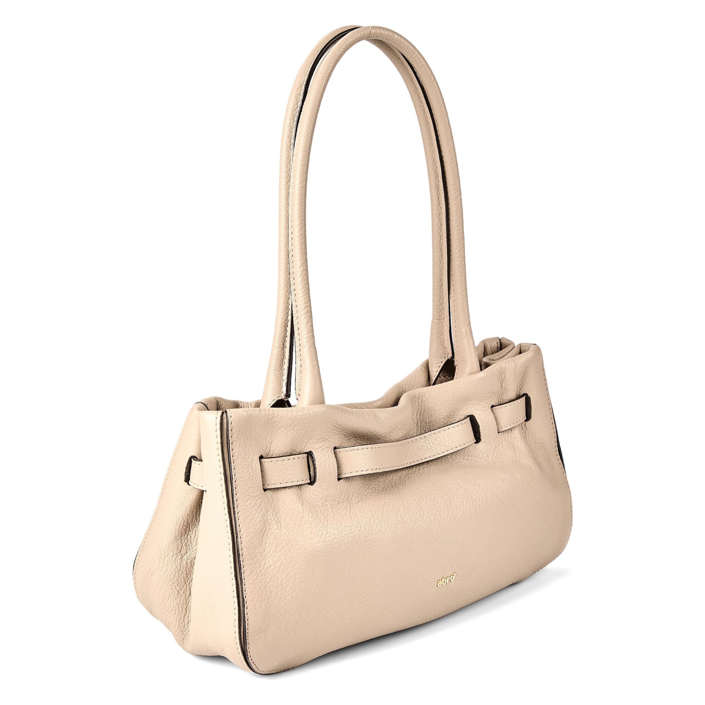 ABRO Schoudertas 'Jill' in Beige