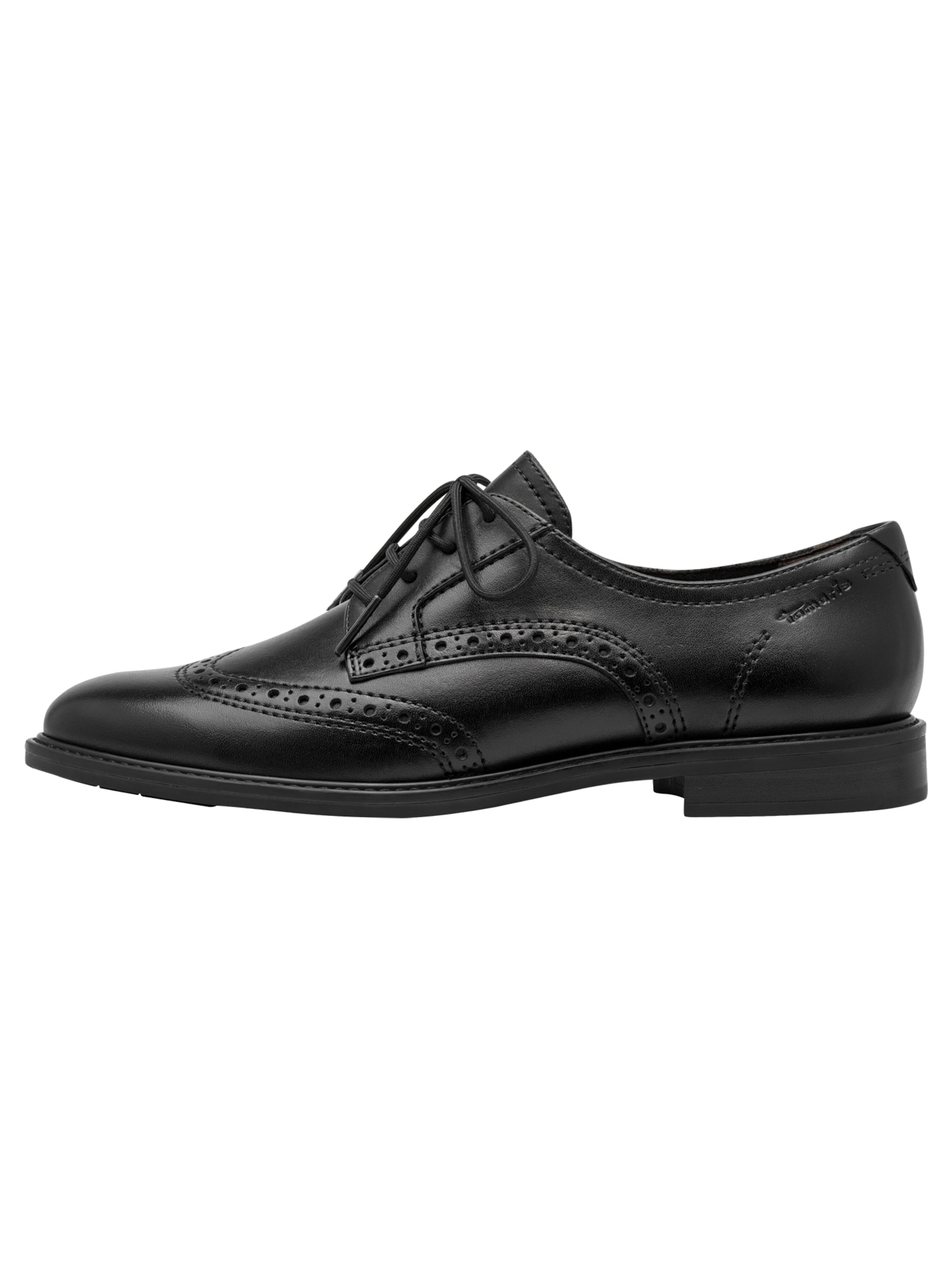 Tamaris Lace-up shoe in Black