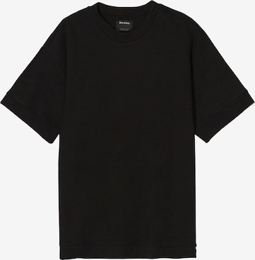 Bershka Shirt in Zwart: voorkant