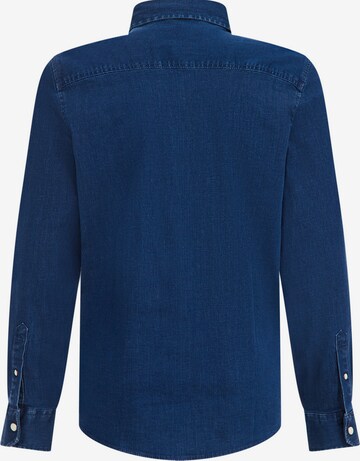 WE Fashion Regular fit Overhemd in Blauw