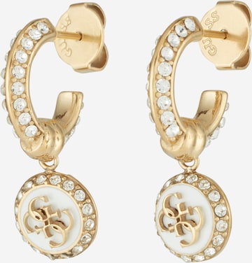 GUESS - Pendientes 'HUGGIES' en oro: frente