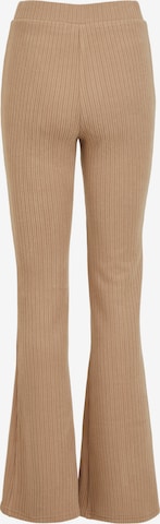 VILA - Acampanado Pantalón de pinzas en marrón