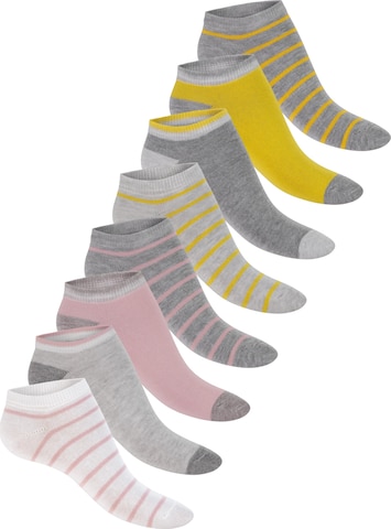 footstar Ankle Socks 'Ringel' in Yellow: front