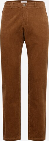 Regular Pantalon chino 'Viggo' Casual Friday en marron : devant