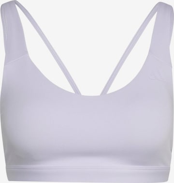 ADIDAS PERFORMANCE Спортивный бюстгальтер 'ALL ME ESS' в Лиловый: спереди