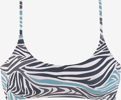 Bikinio viršutinė dalis iš SUNSEEKER, spalva – tamsiai mėlyna jūros spalva / turkio spalva / balta, Prekių apžvalga