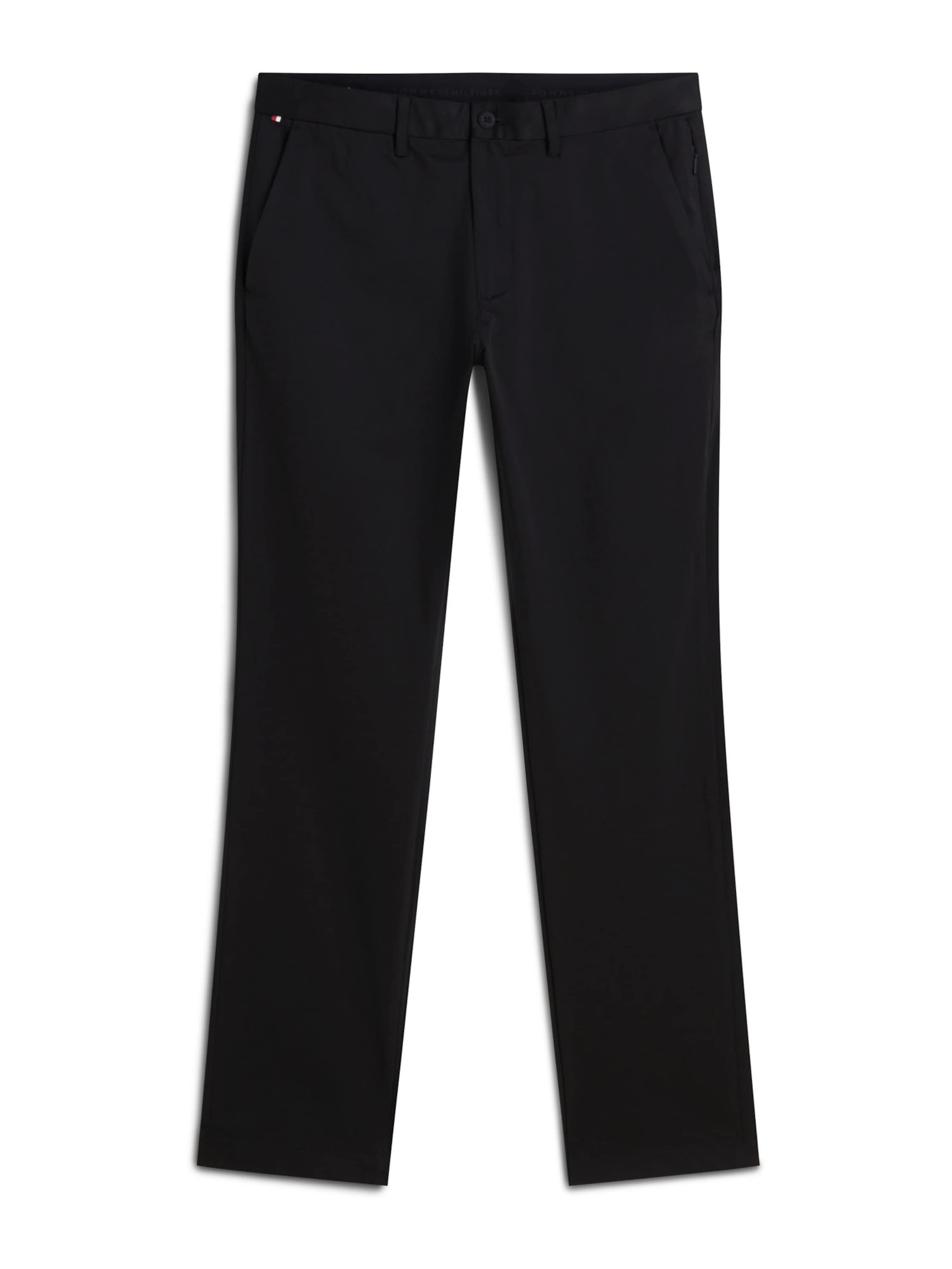 TOMMY HILFIGER Hose 'Denton' in Schwarz: Vorderseite