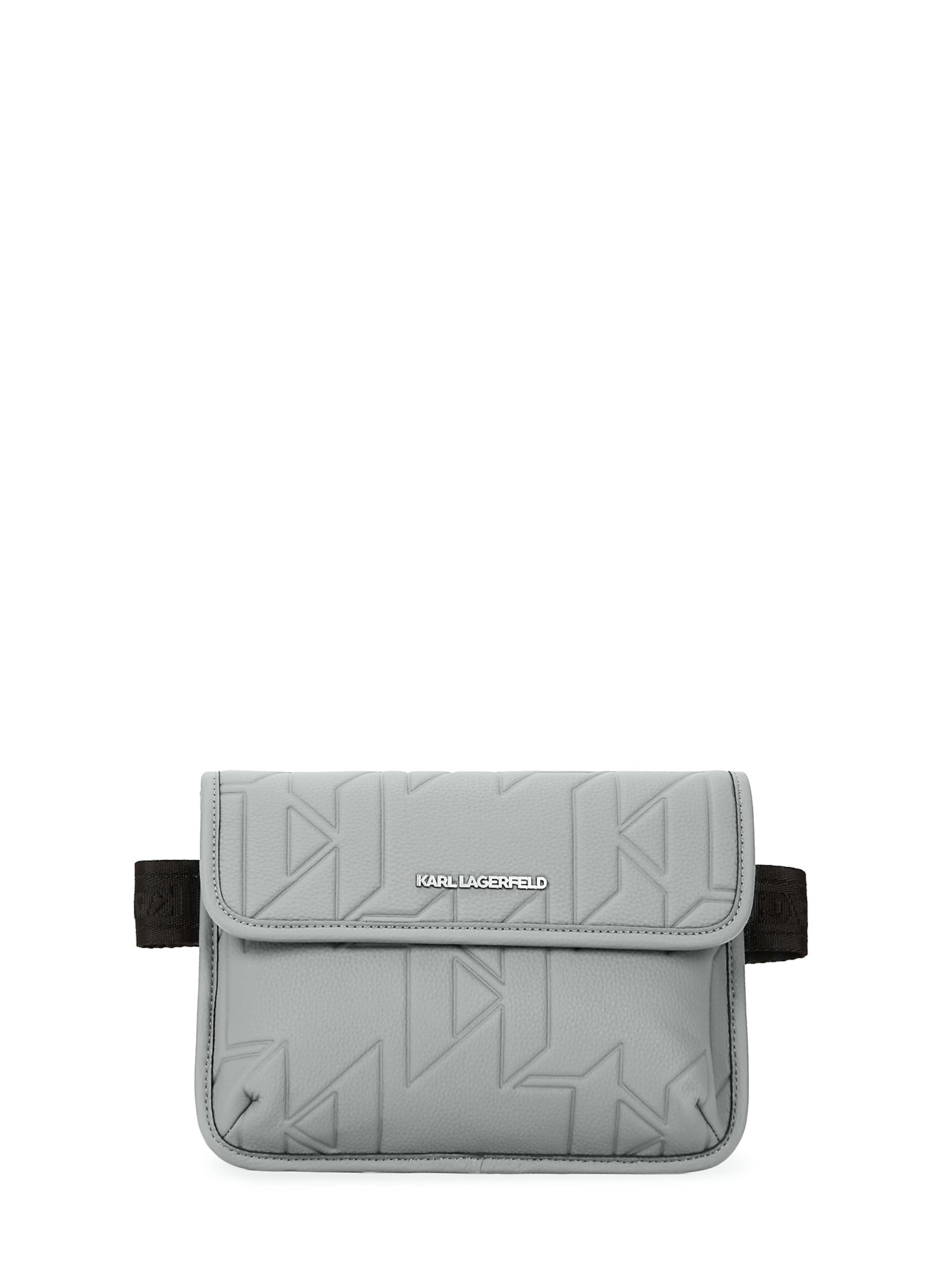 Karl Lagerfeld - Bolsa de cintura em cinzento: frente