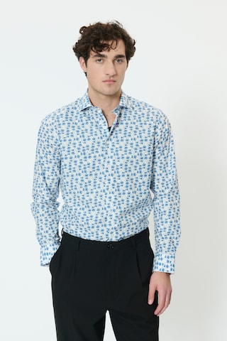 Matinique Regular fit Zakelijk overhemd ' ' in Wit: voorkant