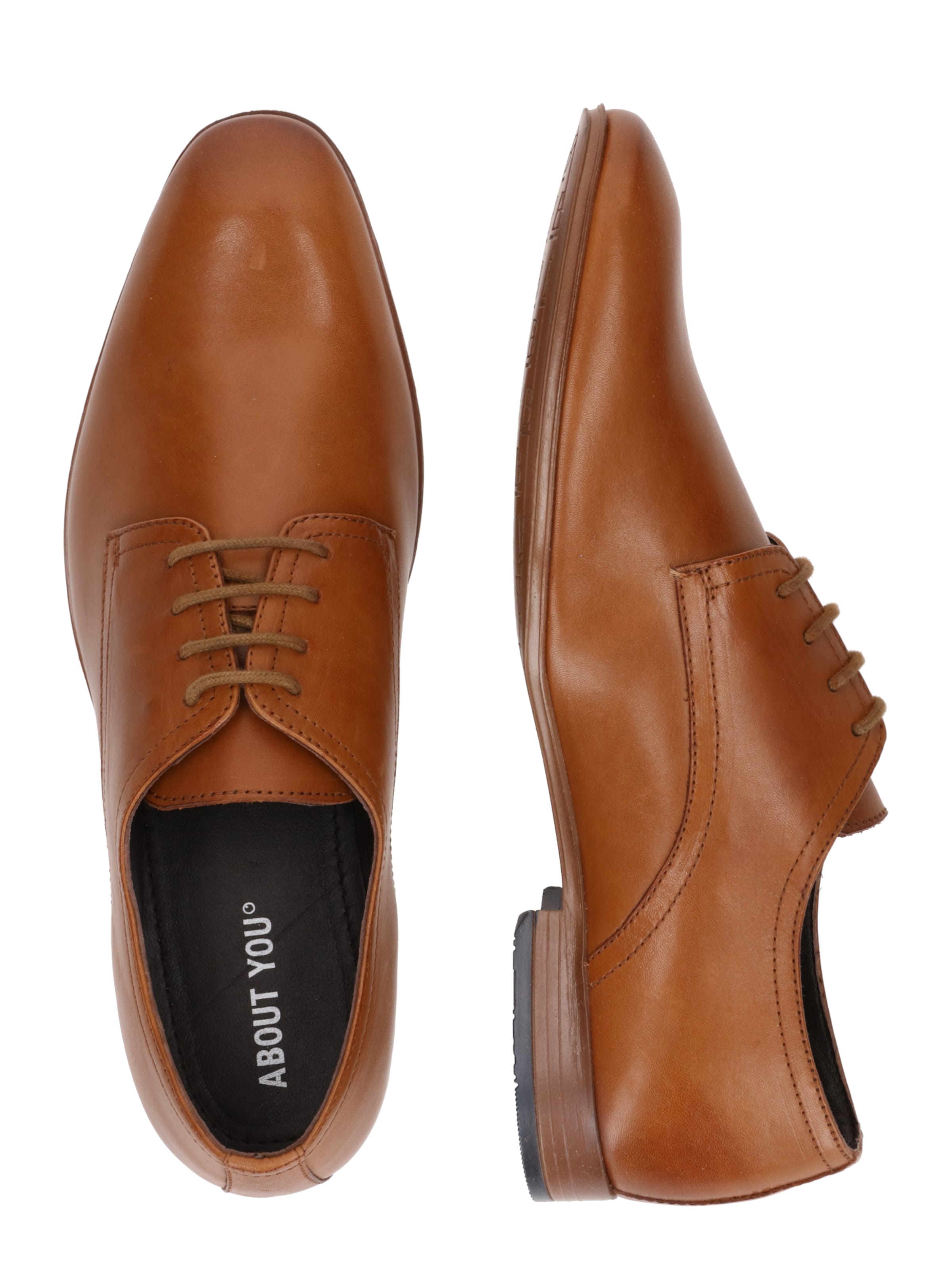 ABOUT YOU Snøresko 'Alexander' i brun