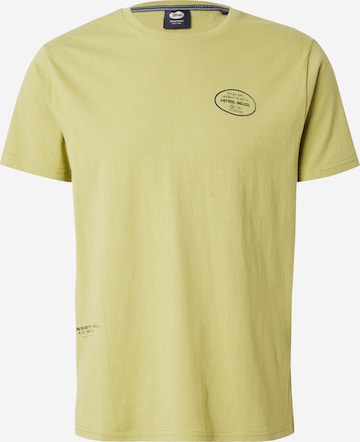 T-Shirt Petrol Industries en jaune : devant