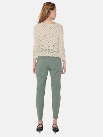 JDY Tröja 'JDY JDYNEW SUN 3/4 CROPPED PULLOVER KNT NOOS MAGLIONCINO' i beige