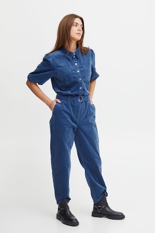 PULZ Jeans Jumpsuit 'Sally' in Blauw: voorkant