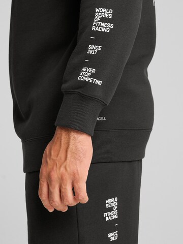 PUMASportska sweater majica 'PUMA x HYROX' - crna boja
