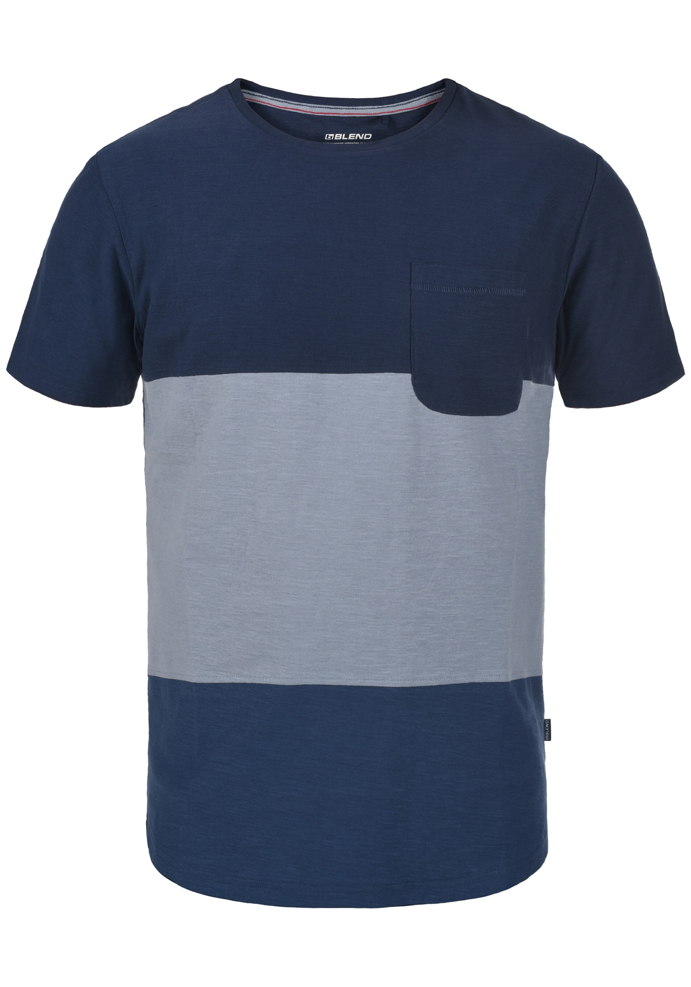 BLEND - Camisa 'SEBASTIAN' em azul: frente