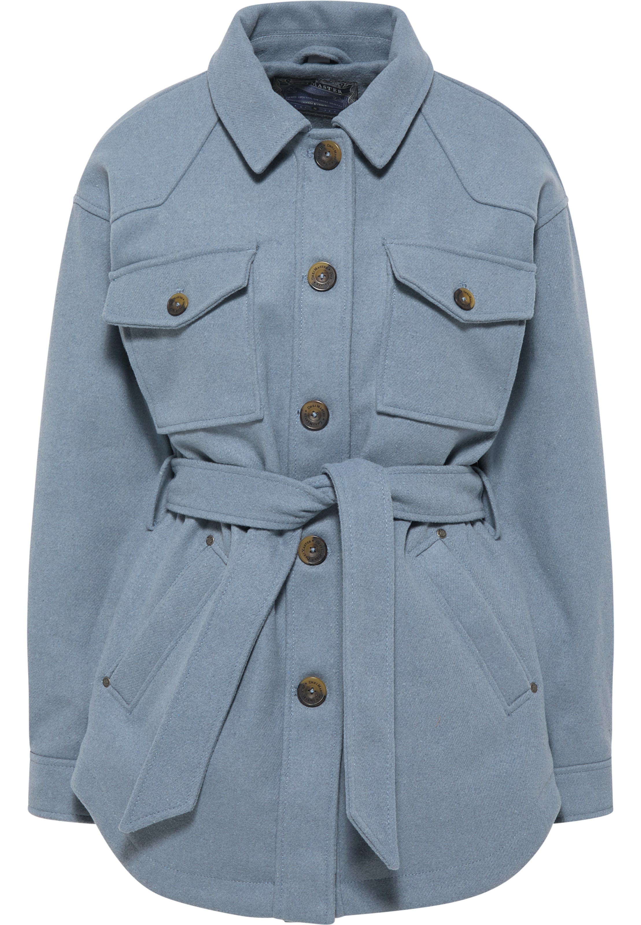 DreiMaster Vintage Übergangsjacke in Blau: Vorderseite
