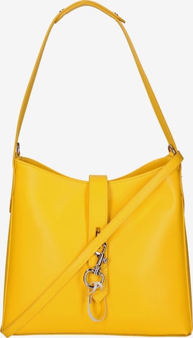 Borsa a spalla di Gave Lux in giallo: frontale