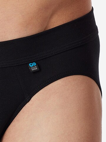 SCHIESSER Slip 'Long Life Cotton' in Zwart