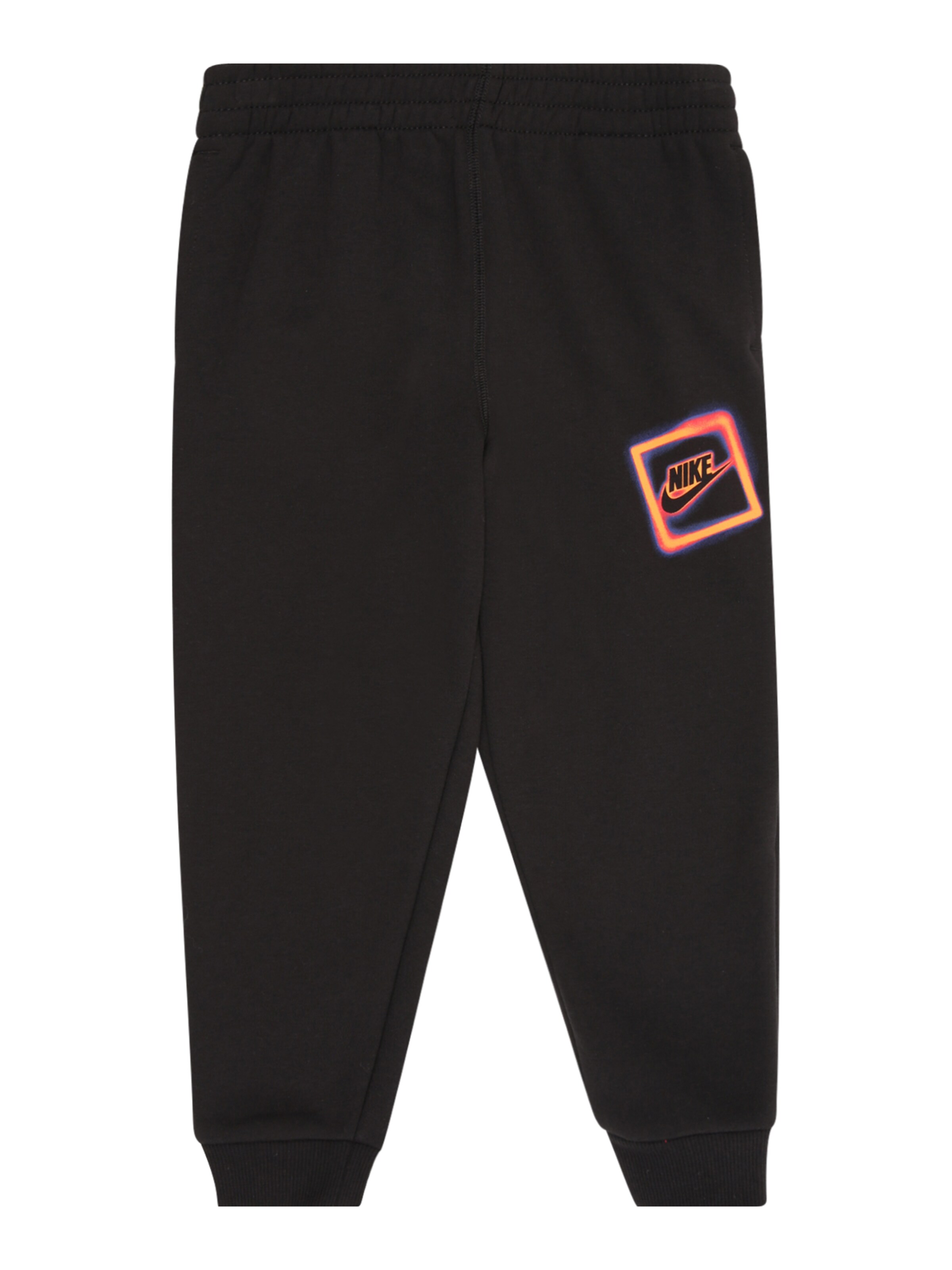 Nike Sportswear Дънки Tapered Leg Панталон в черно: отпред