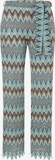 Ana Alcazar Hose in hellblau / braun / hellgelb / schwarz, Produktansicht