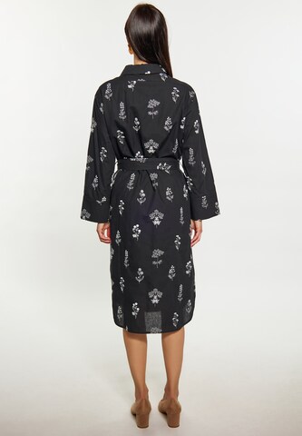 Usha Shirt Dress in Black