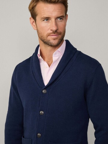 Hackett London Strickjacke in Blau