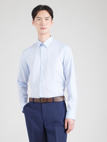 Calvin Klein Slim fit Koszula w kolorze niebieski: przód