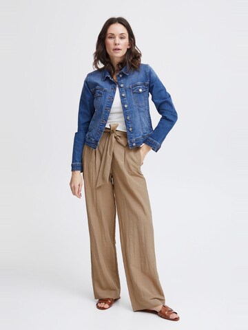 Fransa Loose fit Pants 'Eve' in Beige